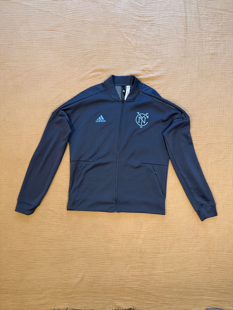 Nycfc Adidas Anthem Full-Zip Gray Z.N.E. Jacket
